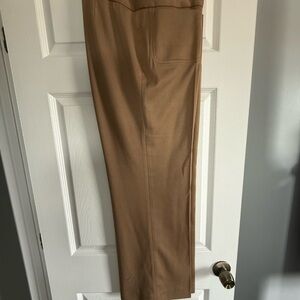 Anne Klein Wool Tan Professional Trousers, Size 14W